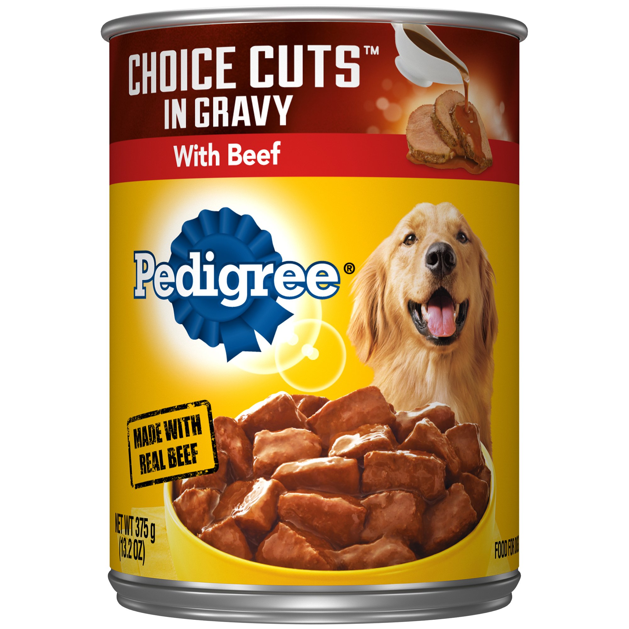(12 pack) PEDIGREE CHOICE CUTS in Gravy With Beef Adult Canned Wet Dog ...