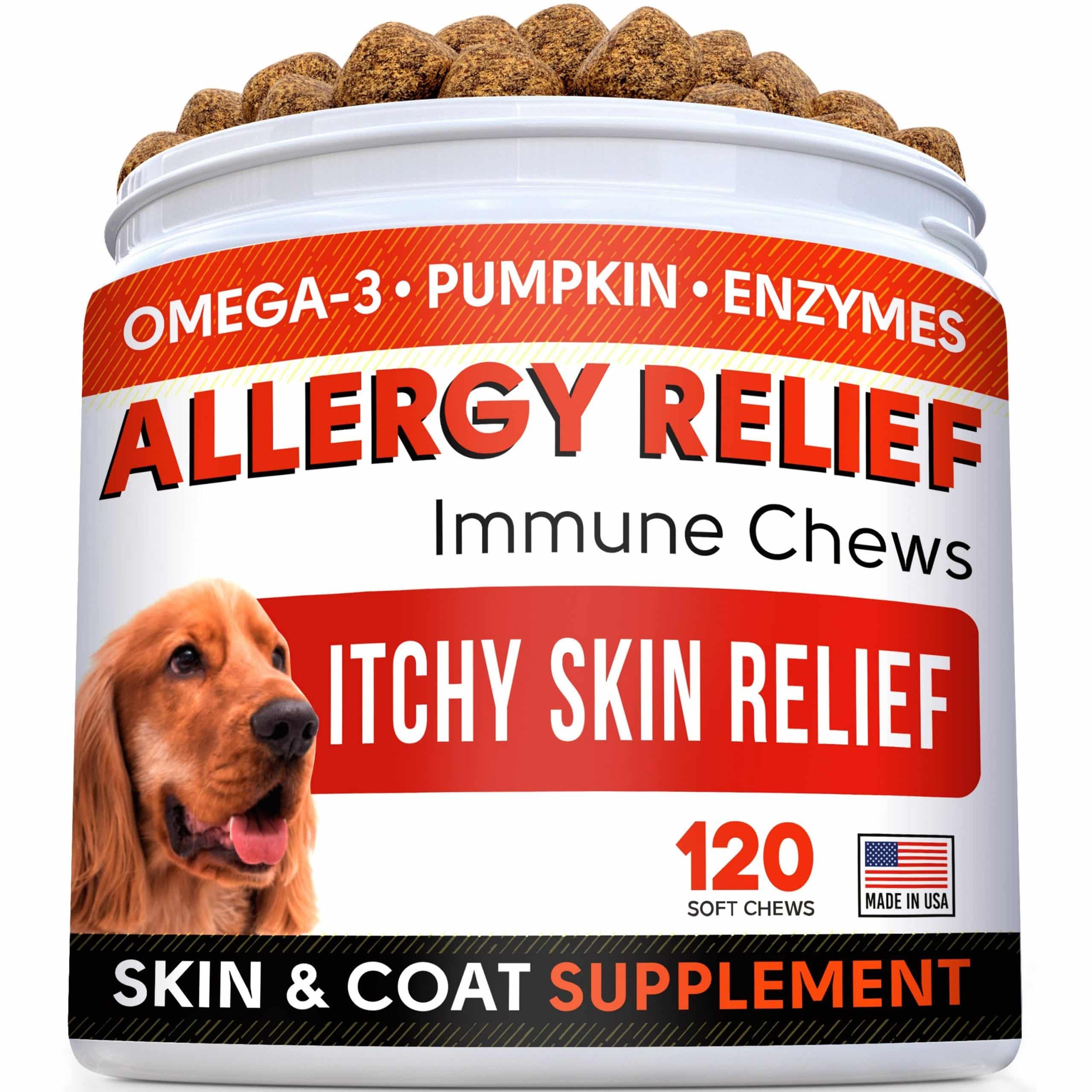Allergy Relief Chews for Dogs with Omega 3