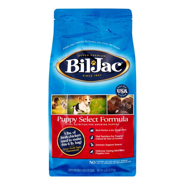 Bil Jac Select Formula Chicken Puppy Dry Dog Food, 6 Lb ...