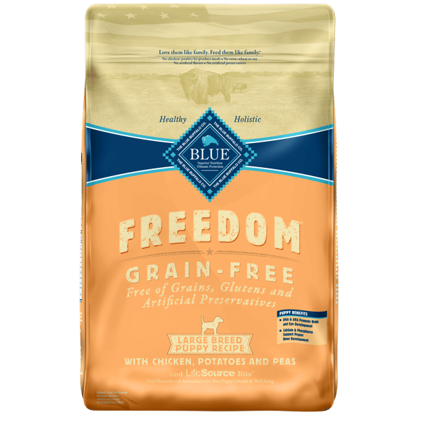 Blue Buffalo Freedom Grain Free Natural Puppy Large Breed Dry Dog Food ...