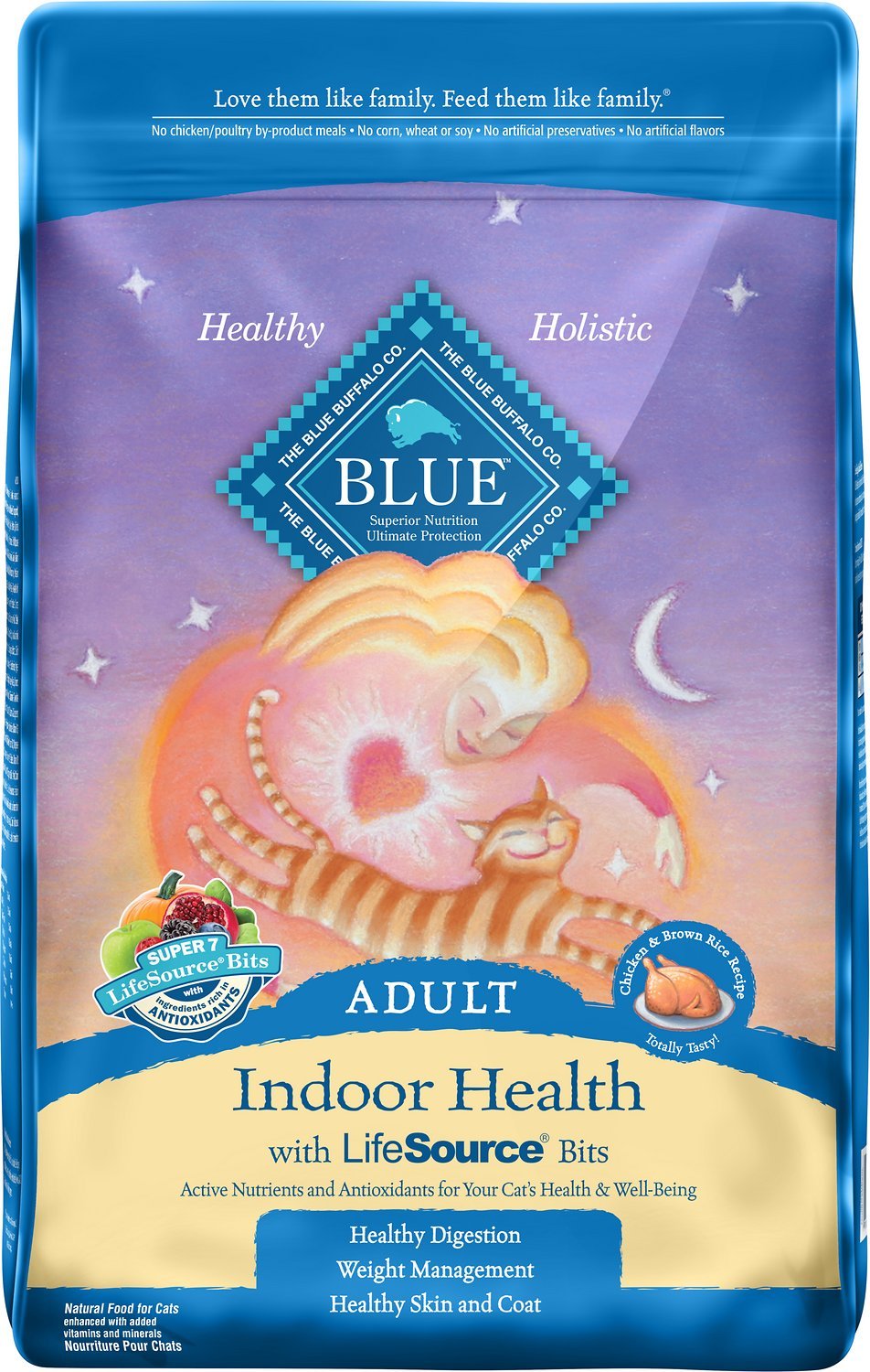 Blue Buffalo Indoor Health Chicken & Brown Rice Recipe ...