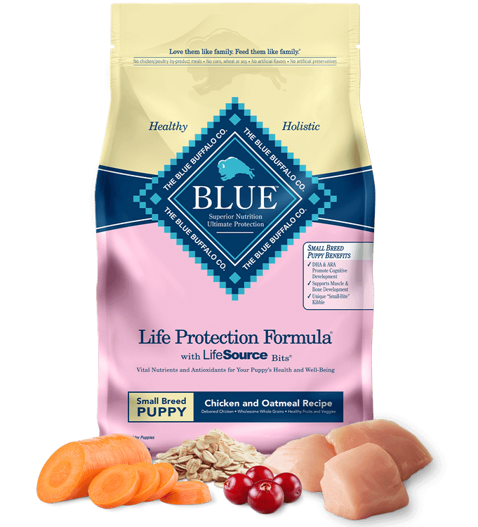 Blue Buffalo Life Protection Formula® Dry Puppy Food Chicken &  Oatmeal ...