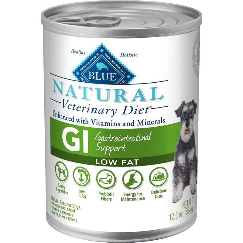 Blue Buffalo Natural Veterinary Diet GI Low Fat Gastrointestinal ...