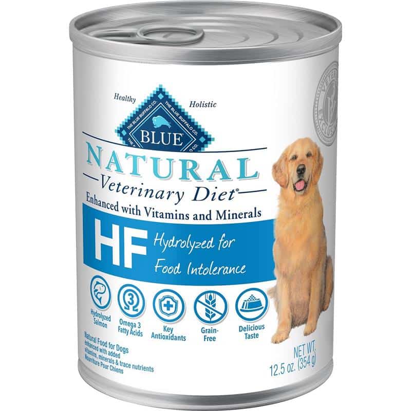 Blue Buffalo Natural Veterinary Diet HF Hydrolyzed for Food Intolerance ...