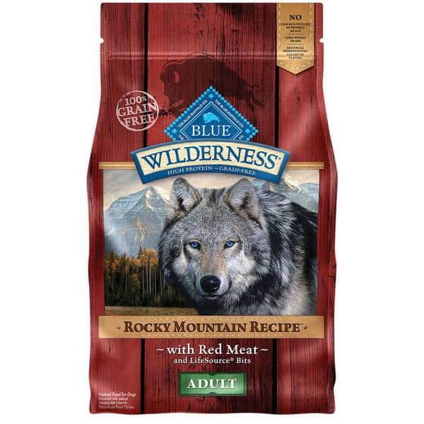 Blue Buffalo Wilderness Grain Free Rocky Mountain Recipe with Red Meat ...