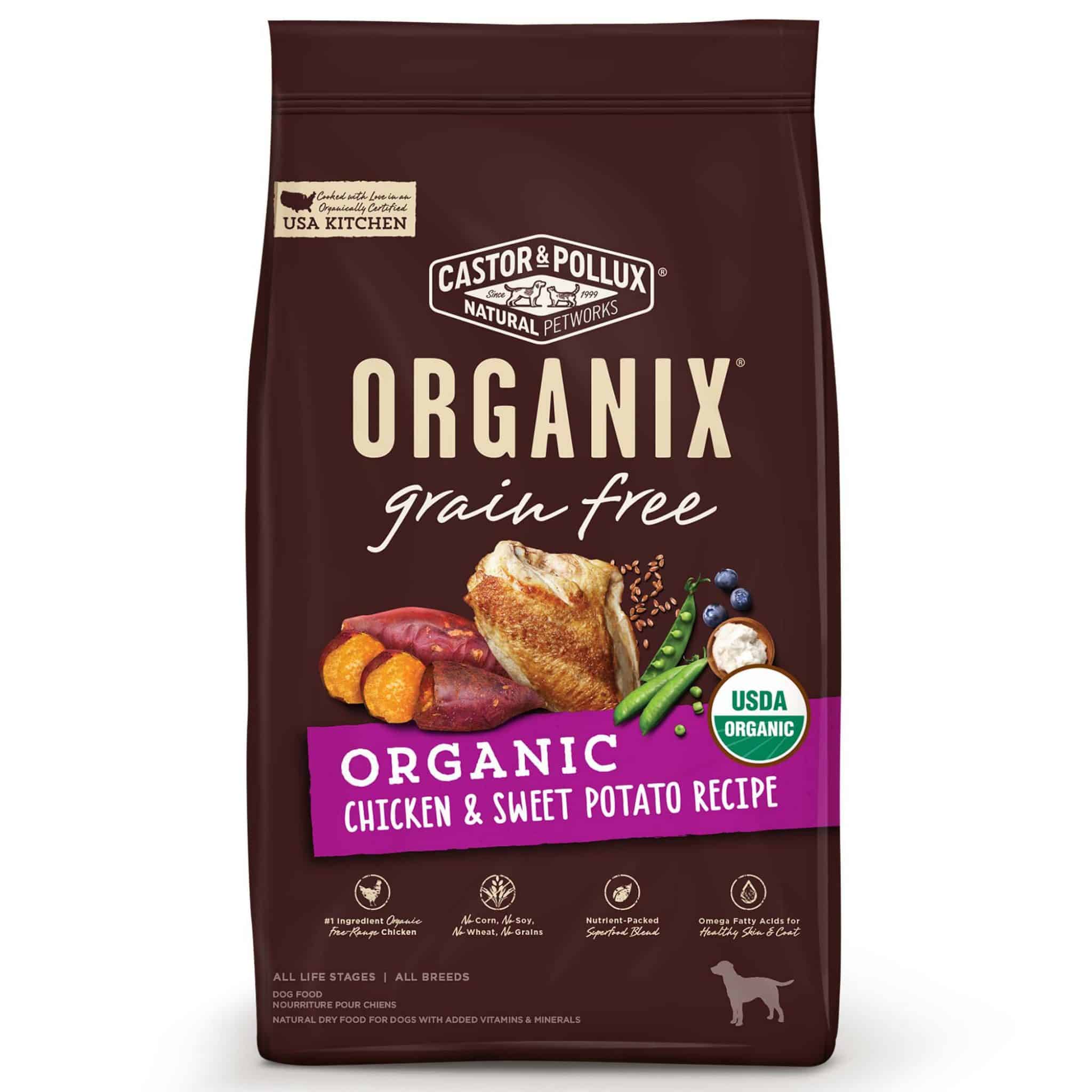 Castor &  Pollux Organix Grain Free Organic Chicken &  Sweet Potato ...