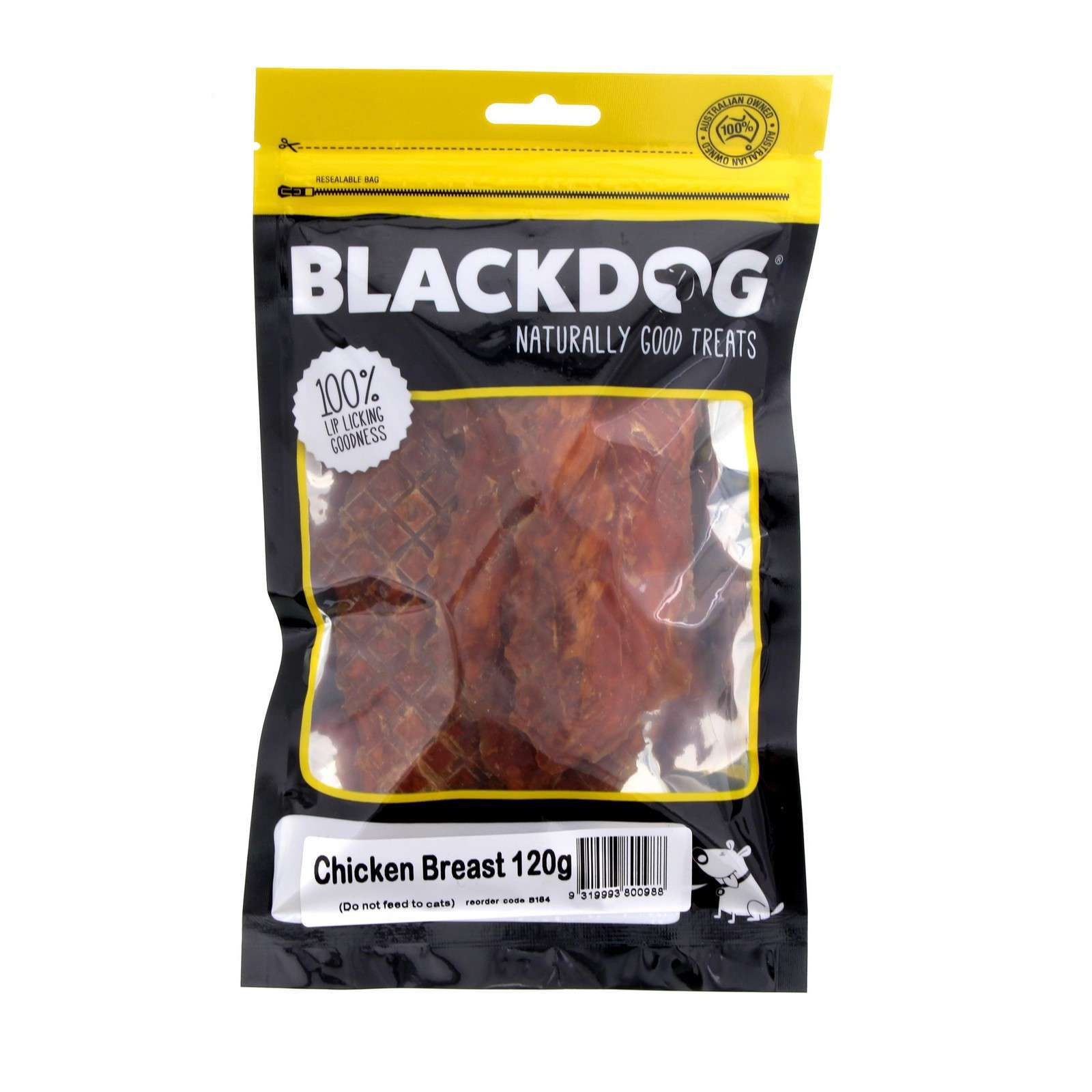 Chicken Breast Fillet 120g Dog Food Treat Blackdog High Protein Low Fat ...