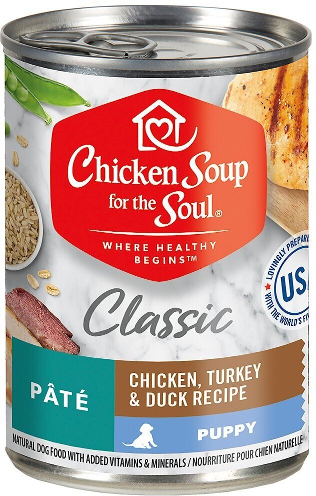 CHICKEN SOUP FOR THE SOUL Puppy Pate Chicken, Turkey &  Duck Recipe ...