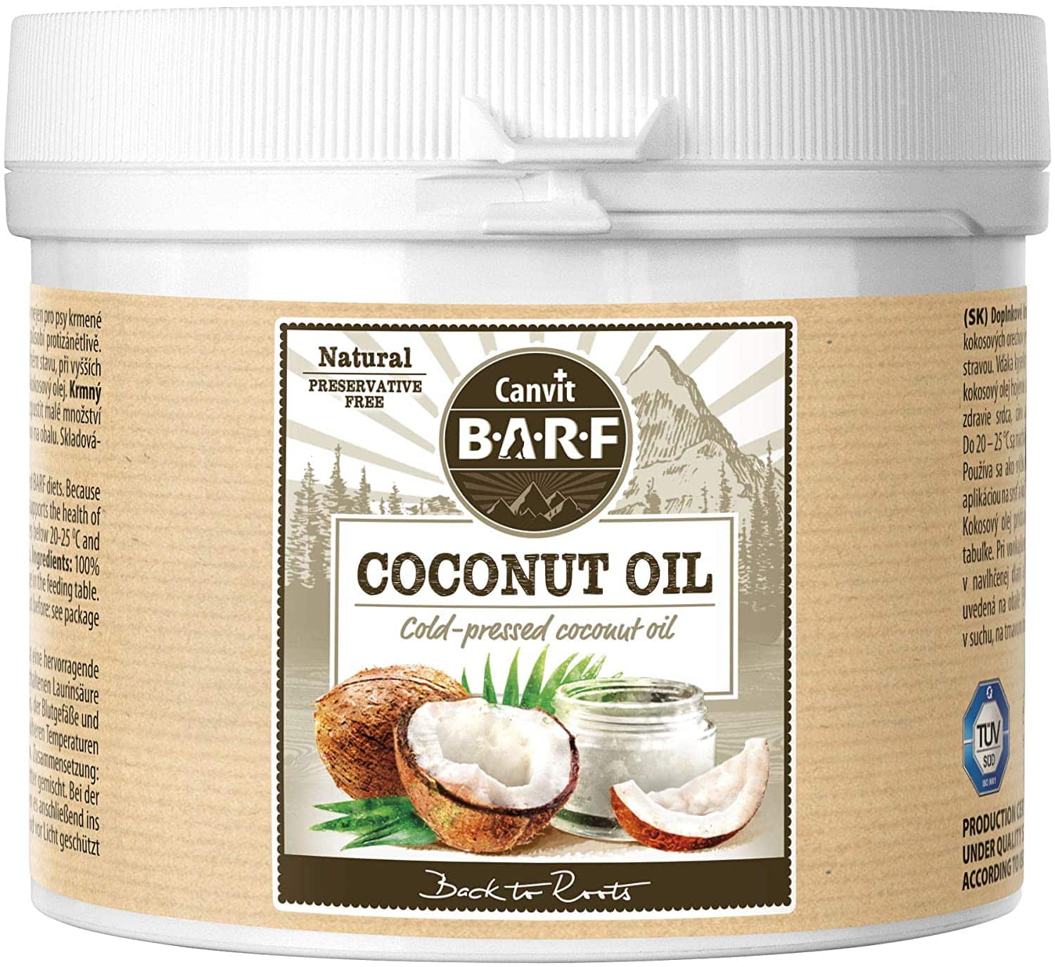 Coconut Oil For Dogs,Cold Pressed Dog Food Supplement, Natural And Anti ...