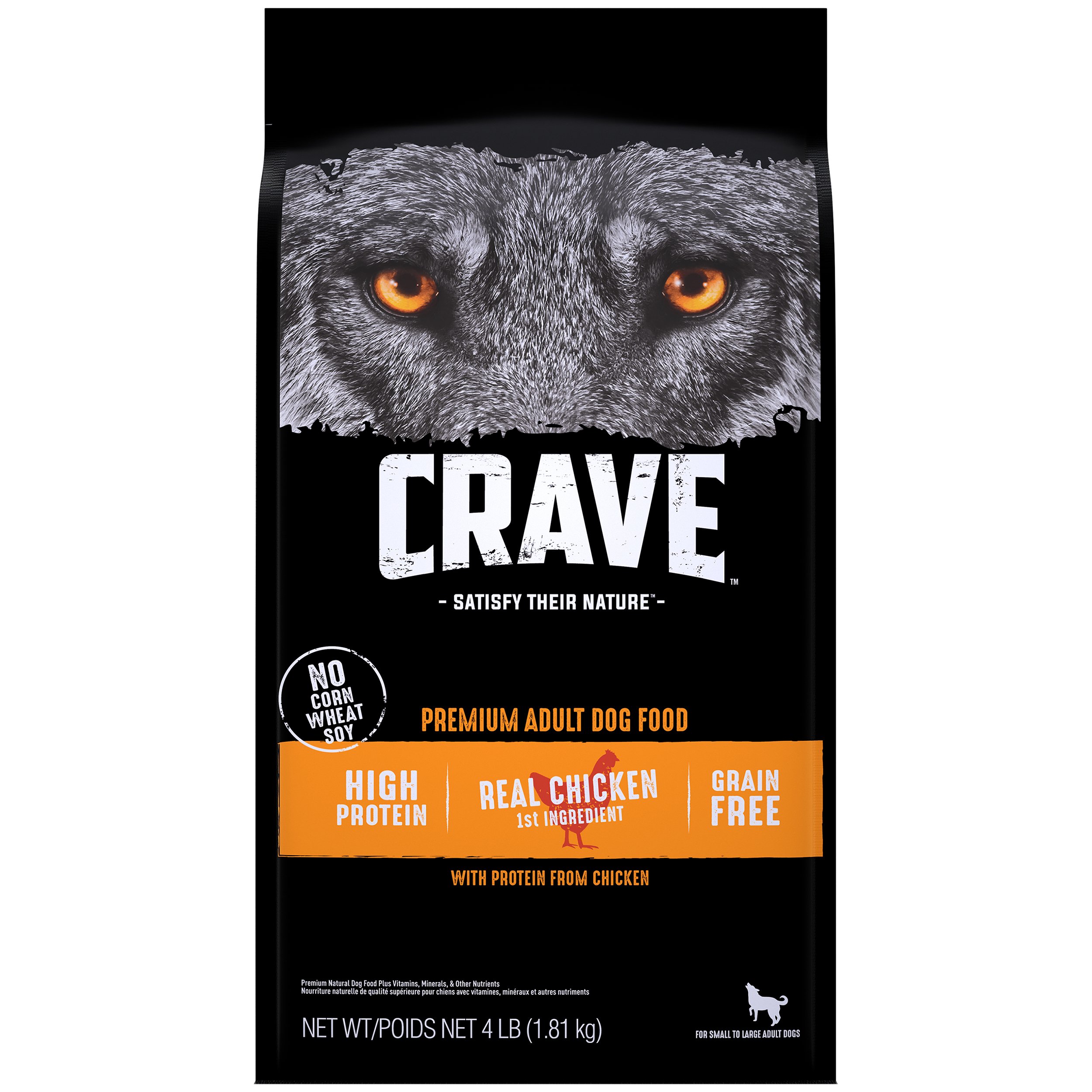 CRAVE High Protein Adult Grain Free Natural Dry Dog Food ...