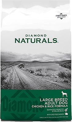 DIAMOND Naturals Large Breed Adult Chicken &  Rice Formula Dry Dog Food ...