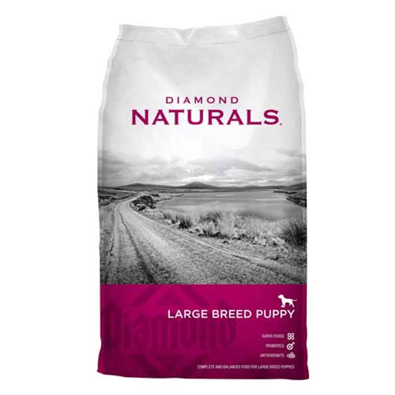 Diamond Naturals Large Breed Puppy Lamb &  Rice Dry Dog Food, 20 Lbs ...