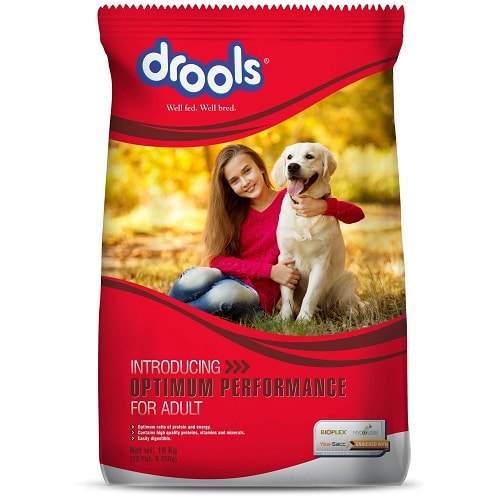 Drools Optimum Performance Adult Dog Food 18 KG Pack at Best Price