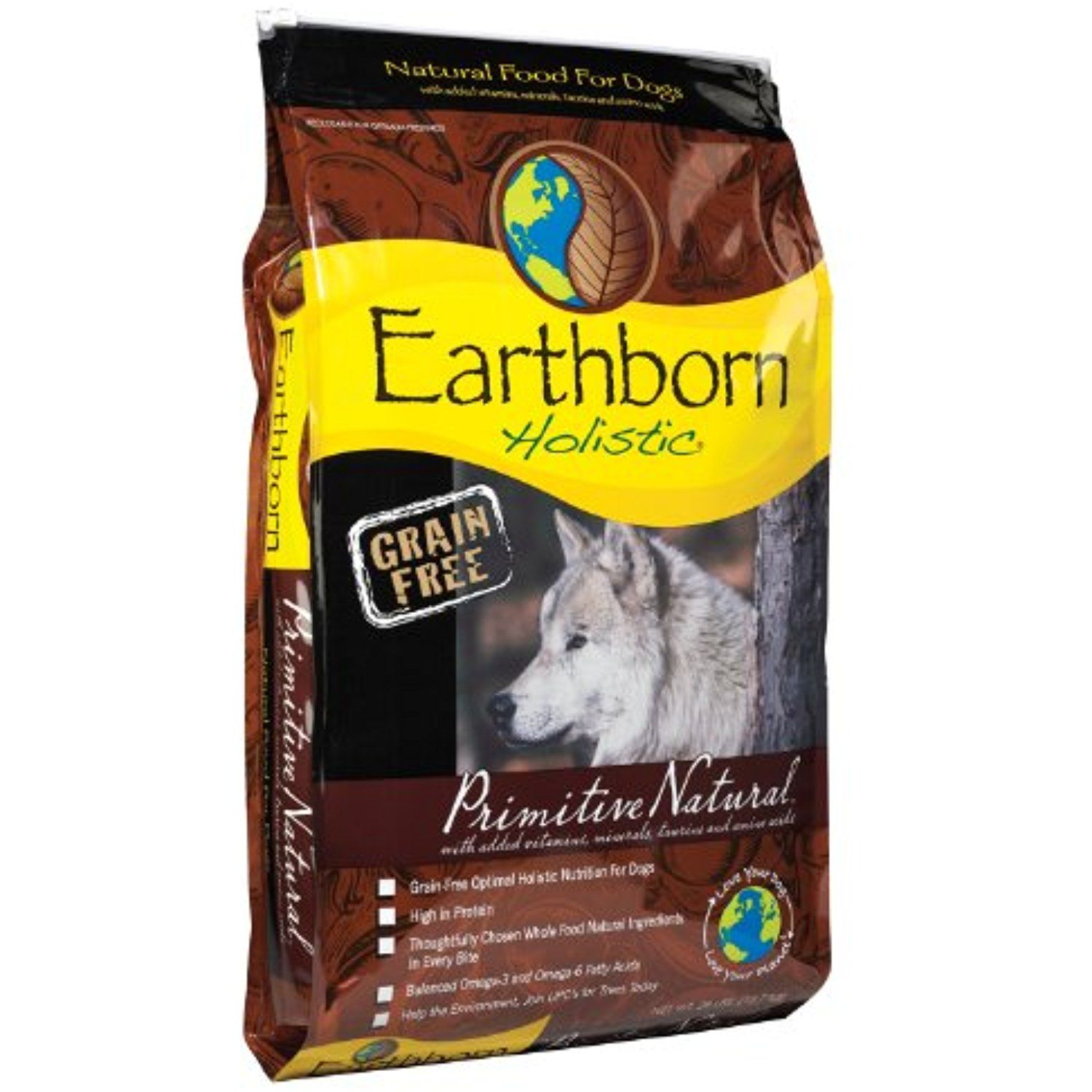 Earthborn Holistic Primitive Natural Grain Free 28 lb ...