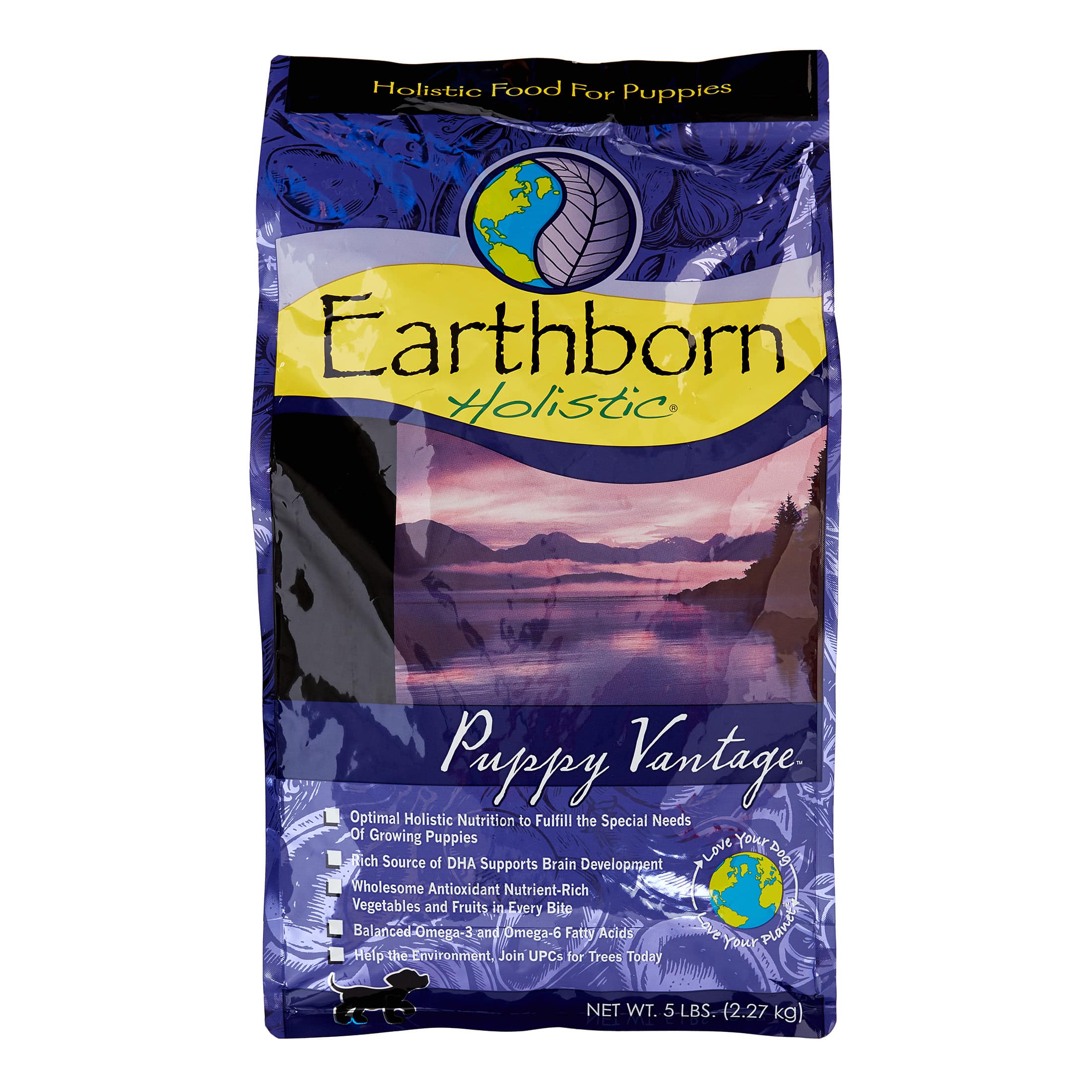 Earthborn Holistic Vantage Natural Puppy Dry Dog Food, 5 lb