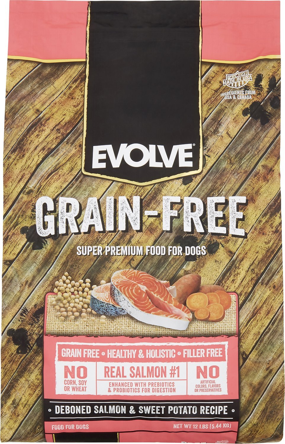 Evolve Deboned Salmon &  Sweet Potato Recipe Grain