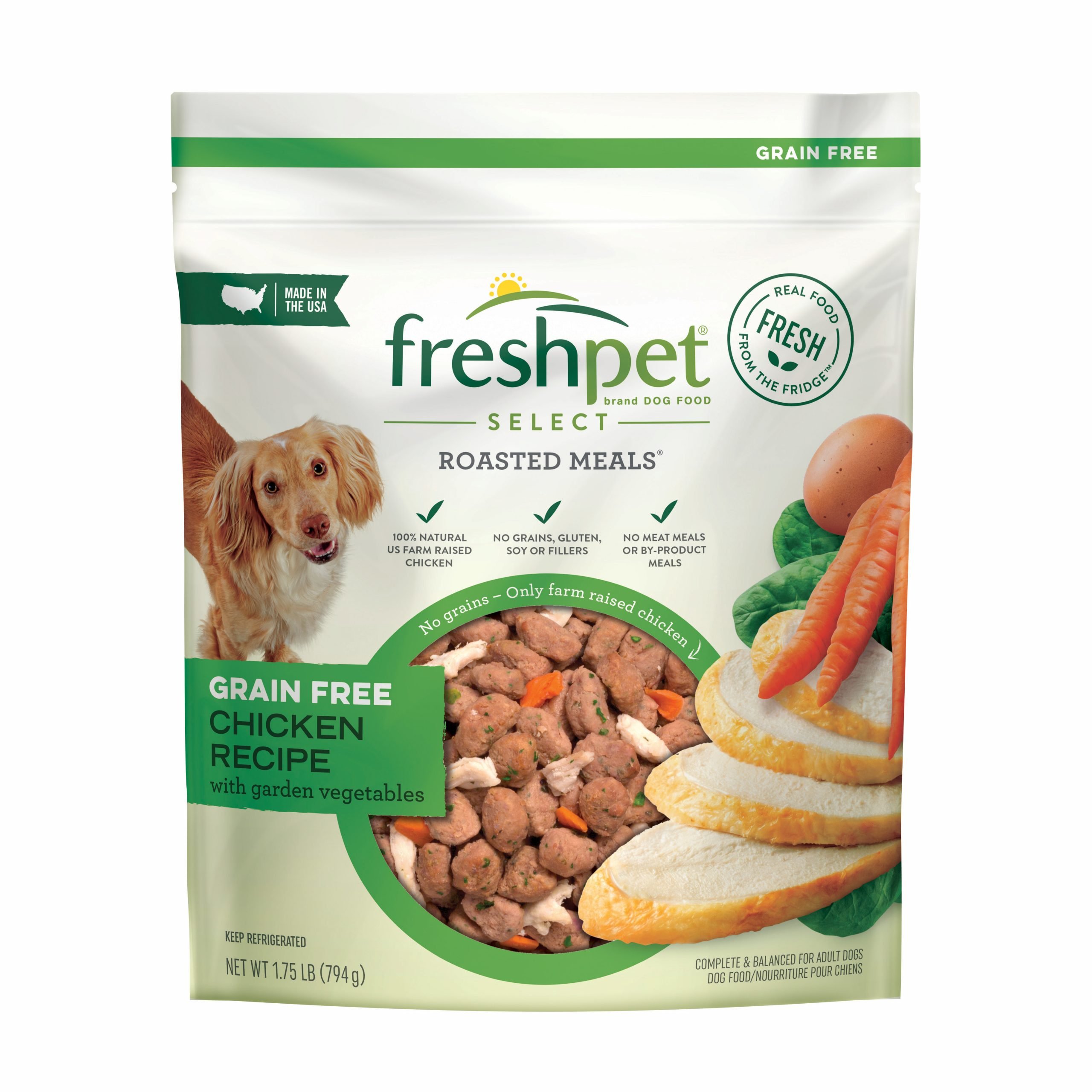 Freshpet Healthy &  Natural Dog Food, Grain Free Roasted ...