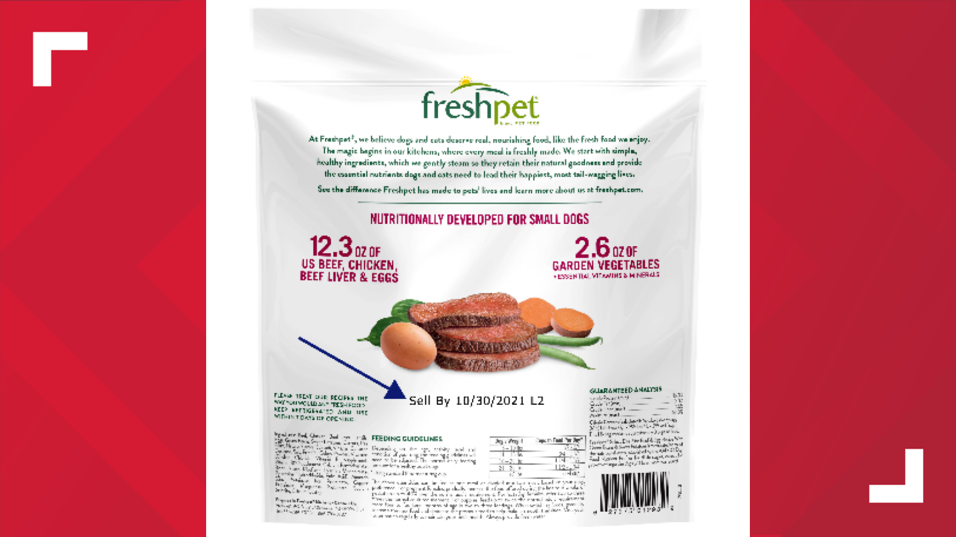 Freshpet recalls small dog food bags sold in Florida ...