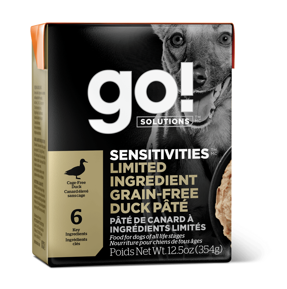 GO! Solutions Sensitivities Limited Ingredient Diet Duck Pate Wet Dog ...