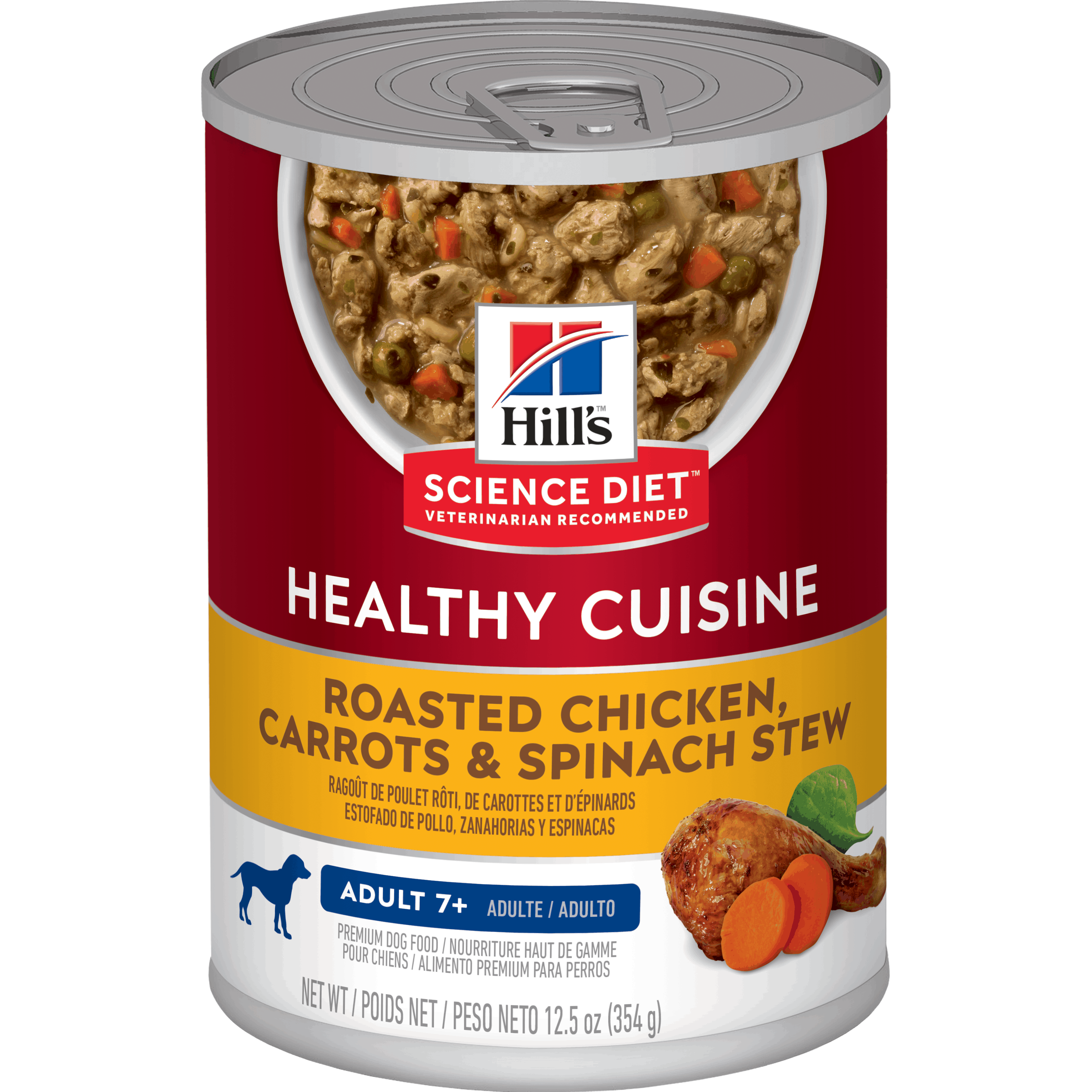 Hills Science Plan Mature Adult Chicken & Carrot Canned ...