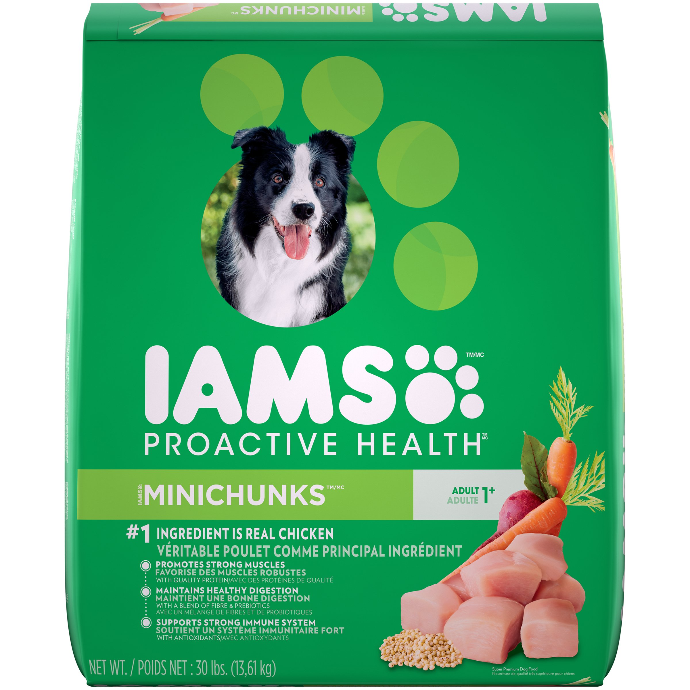 Iams MiniChunks Dog Food, Proactive Health, 1