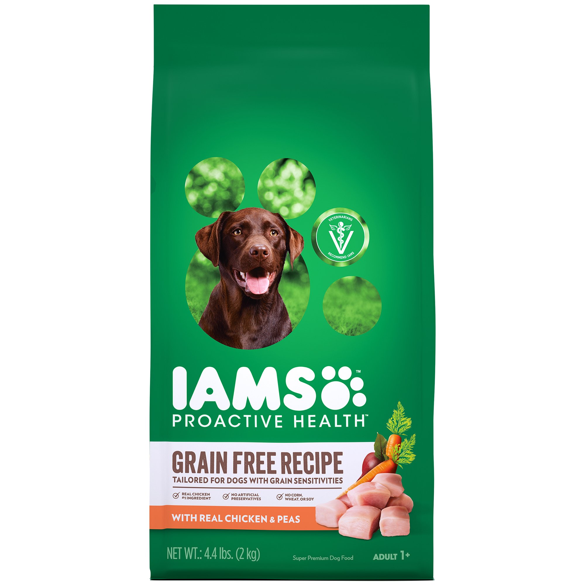 IAMS PROACTIVE HEALTH Adult Dry Dog Food, Grain Free ...