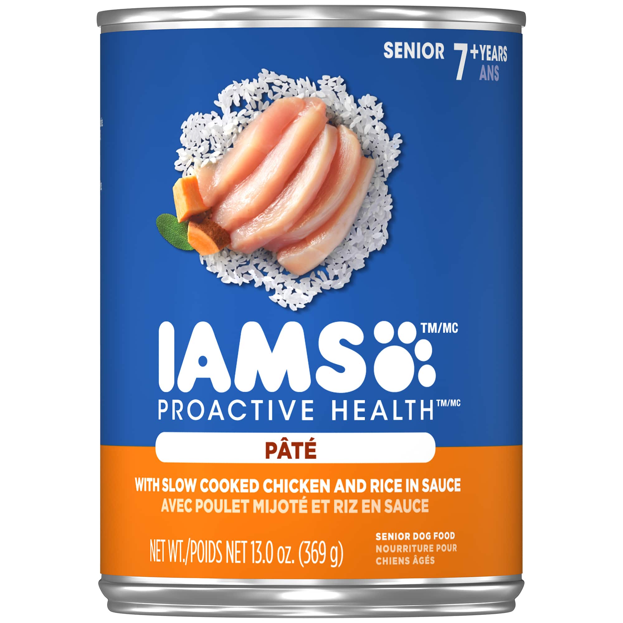 IAMS PROACTIVE HEALTH Senior Soft Wet Dog Food PatÃ© with Slow Cooked ...