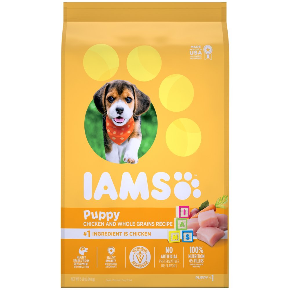 IAMS PROACTIVE HEALTH Smart Puppy Dry Dog Food Chicken, 15 lb. Bag ...