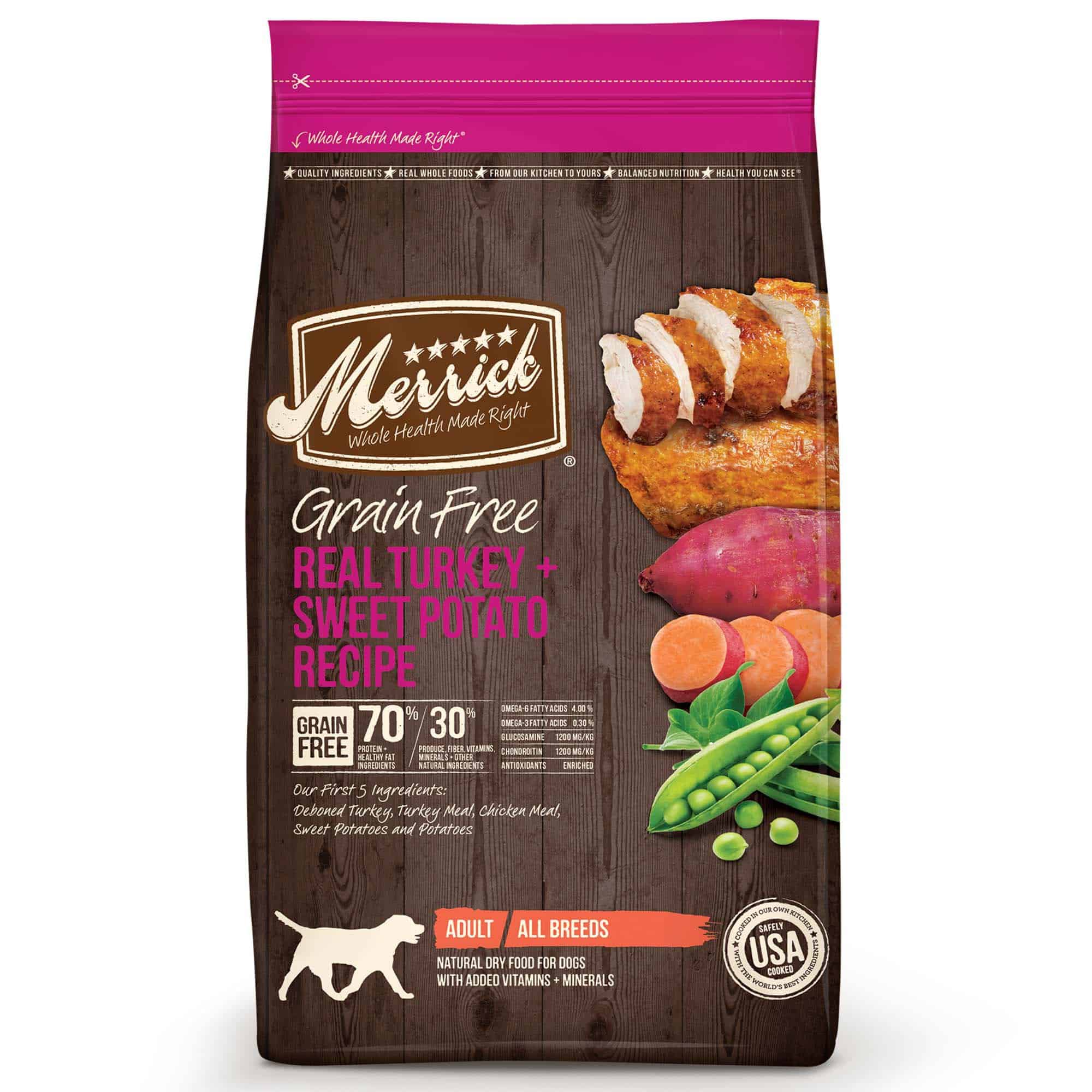 Merrick Grain Free Turkey &  Sweet Potato Dog Food