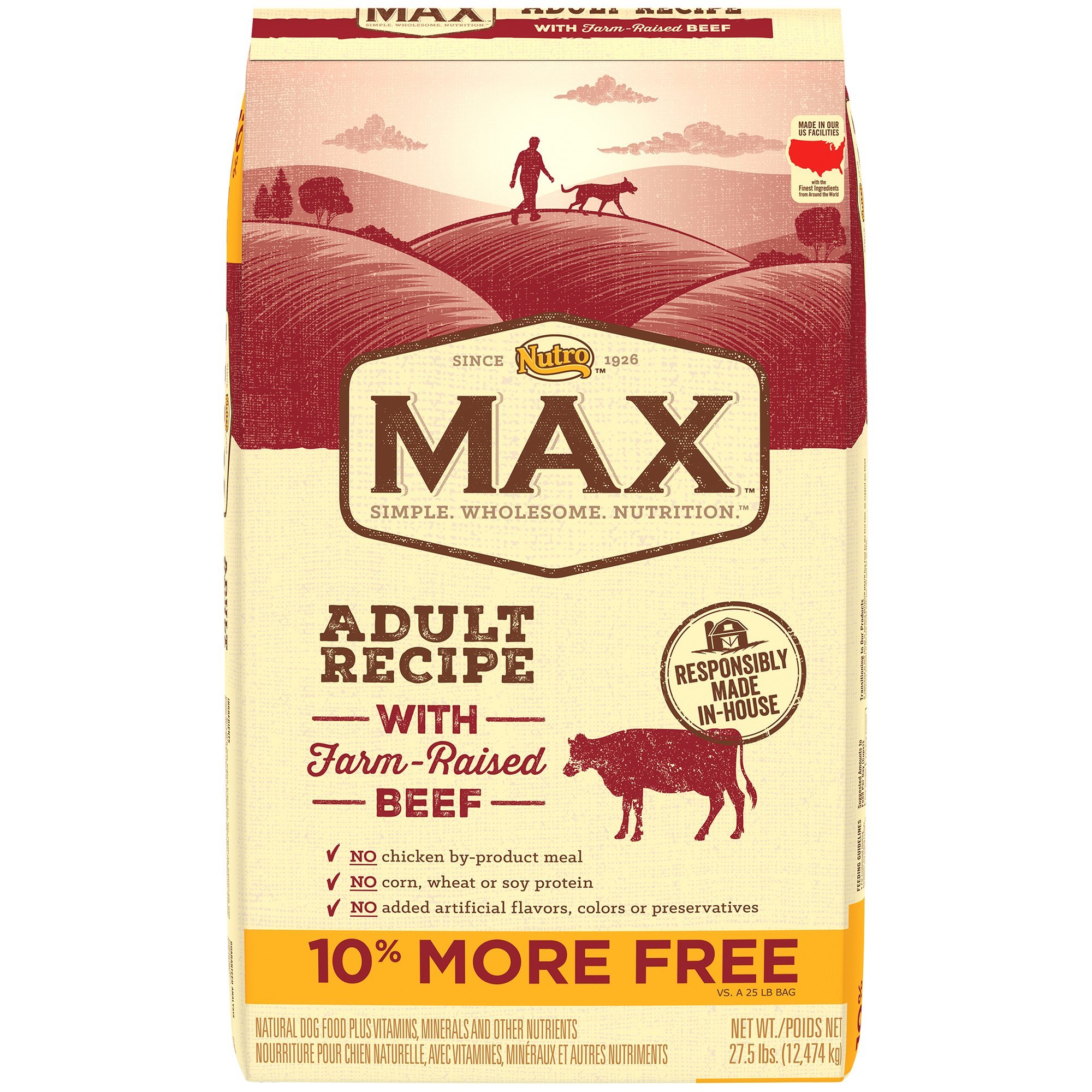 NUTRO MAX Adult Beef Dog Food