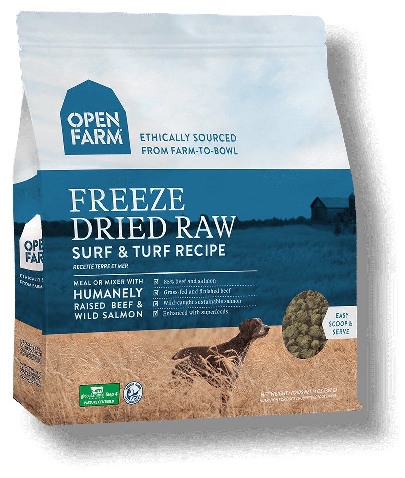 Open Farm Grain Free Surf &  Turf Recipe Freeze Dried Raw ...