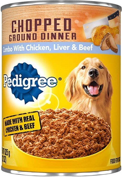 Pedigree Chopped Ground Dinner Wet Dog Food, With Chicken ...
