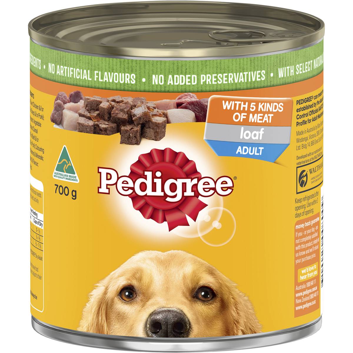 Pedigree Loaf With Five Kinds Of Meat Wet Dog Food Can ...