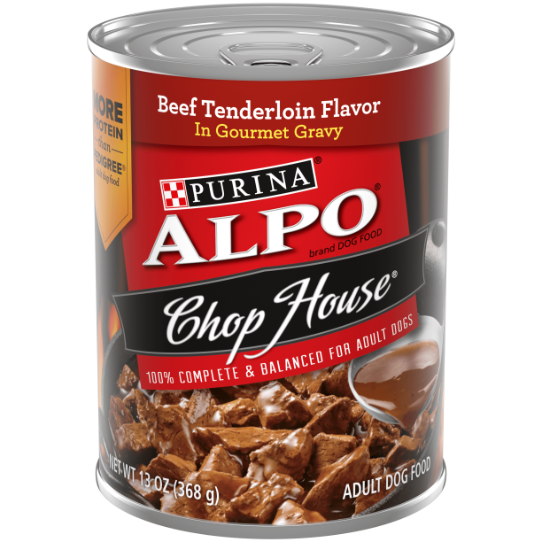 Purina ALPO Gravy Wet Dog Food, Chop House Beef Tenderloin ...