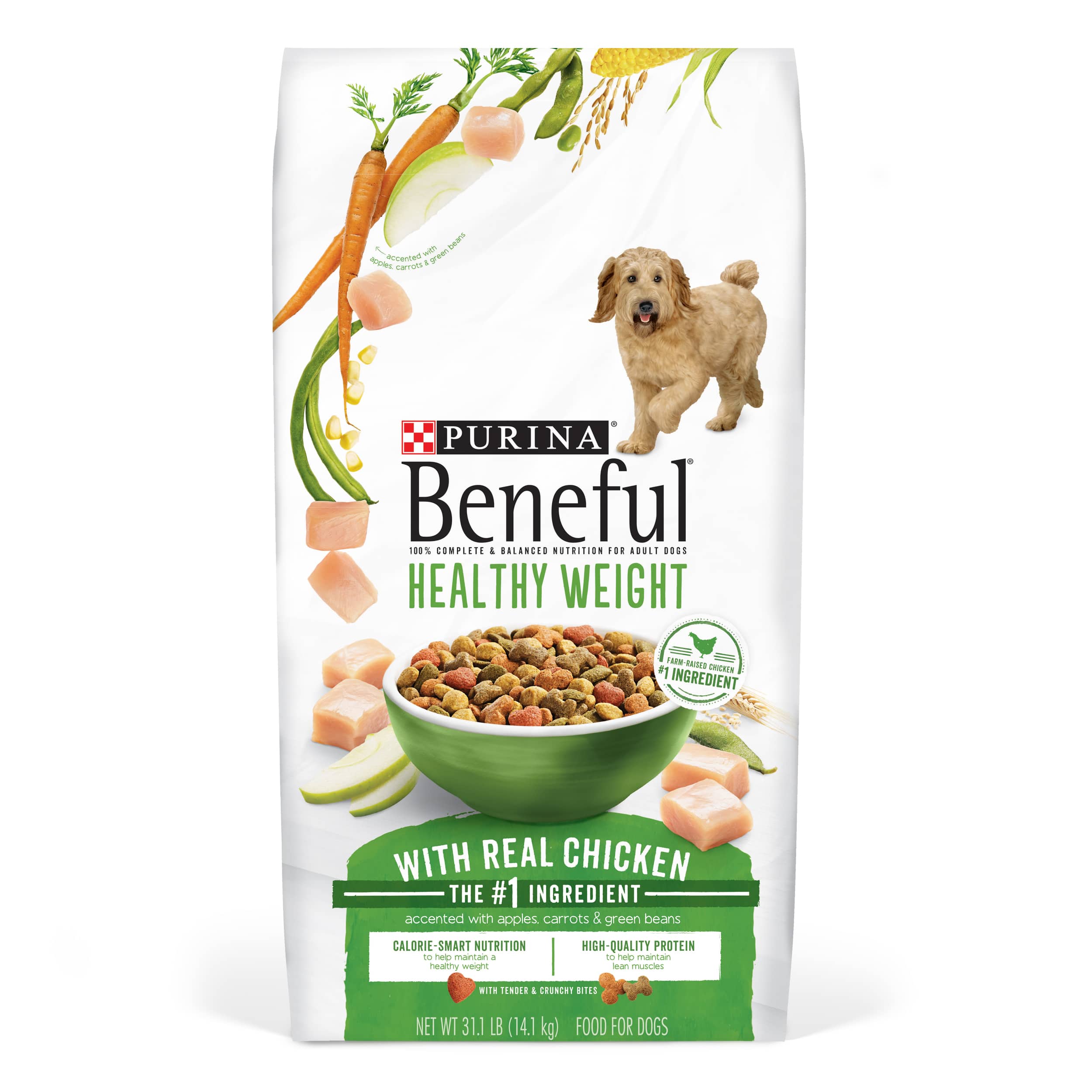 Purina Beneful Healthy Weight Dry Dog Food, Healthy Weight With Real ...