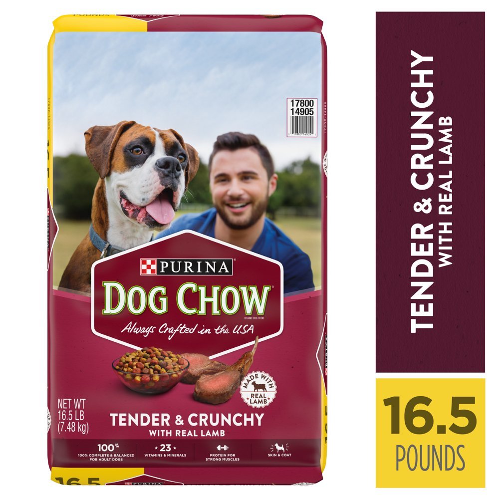 Purina Dog Chow Dry Dog Food, Tender &  Crunchy With Real ...