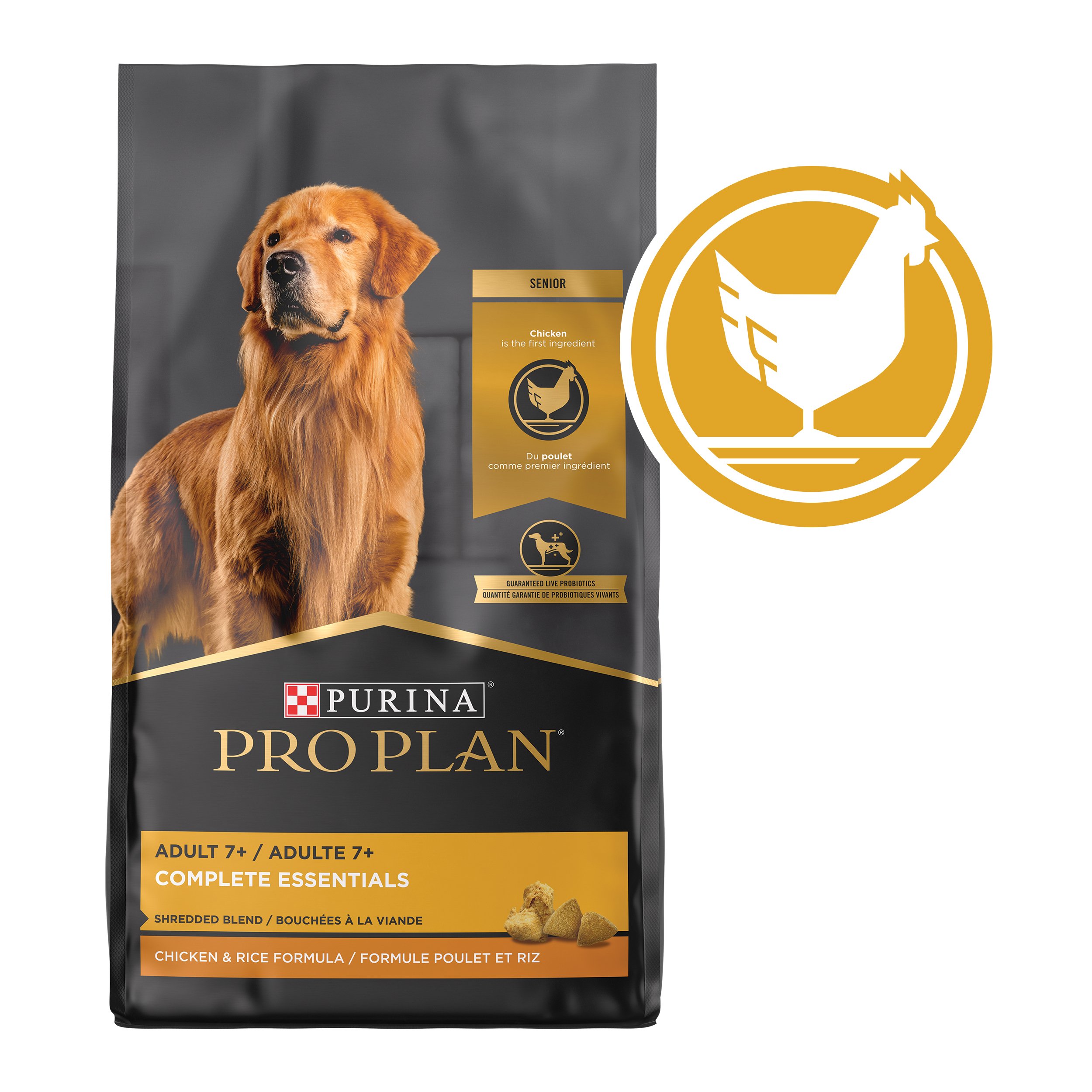 Purina Pro Plan With Probiotics Senior Dry Dog Food ...