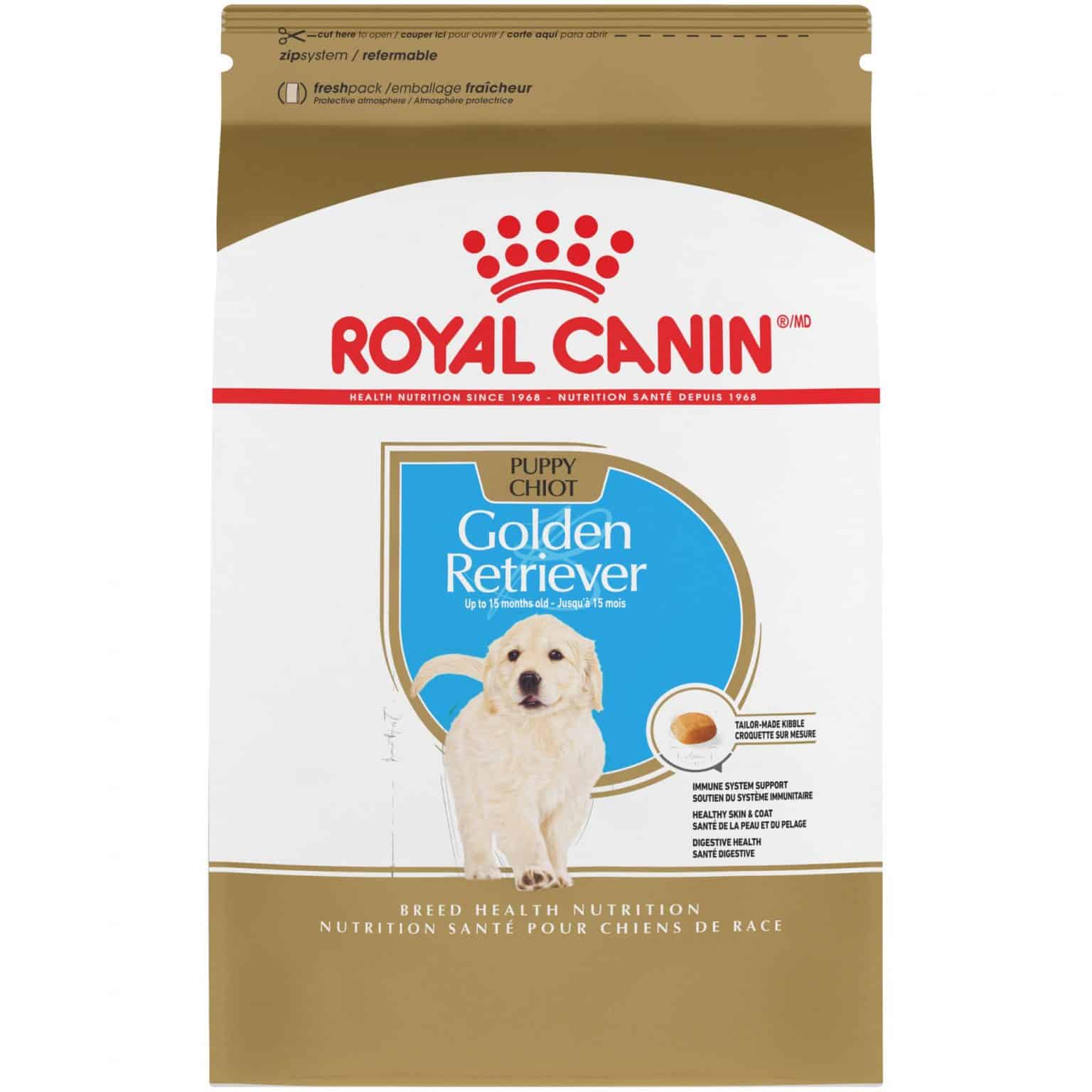 Royal Canin Breed Health Nutrition Golden Retriever Puppy Dry Dog Food ...
