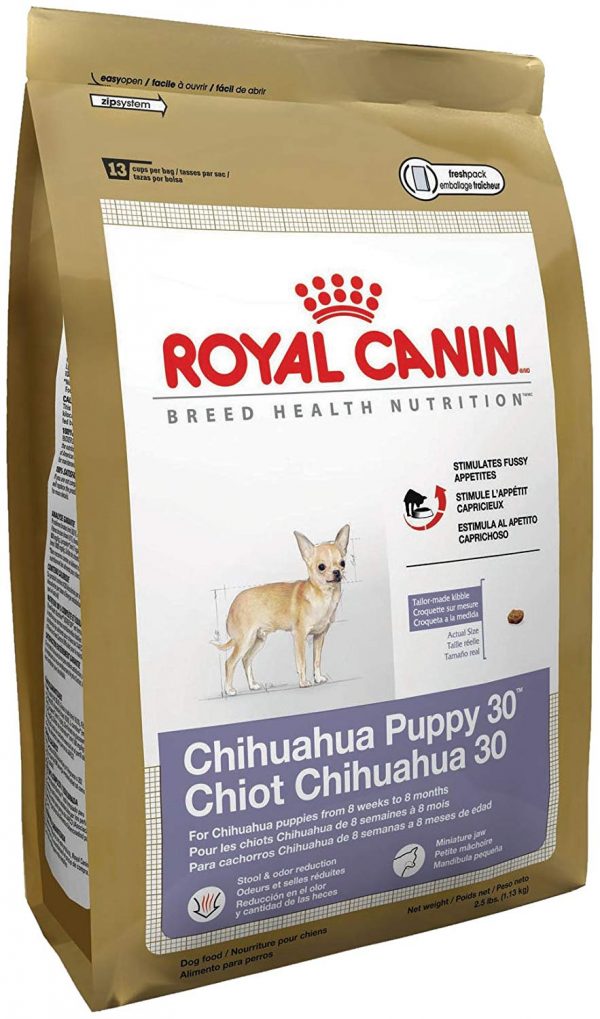 Royal Canin Dry Dog Food, Chihuahua Puppy 30 Formula, 2.5