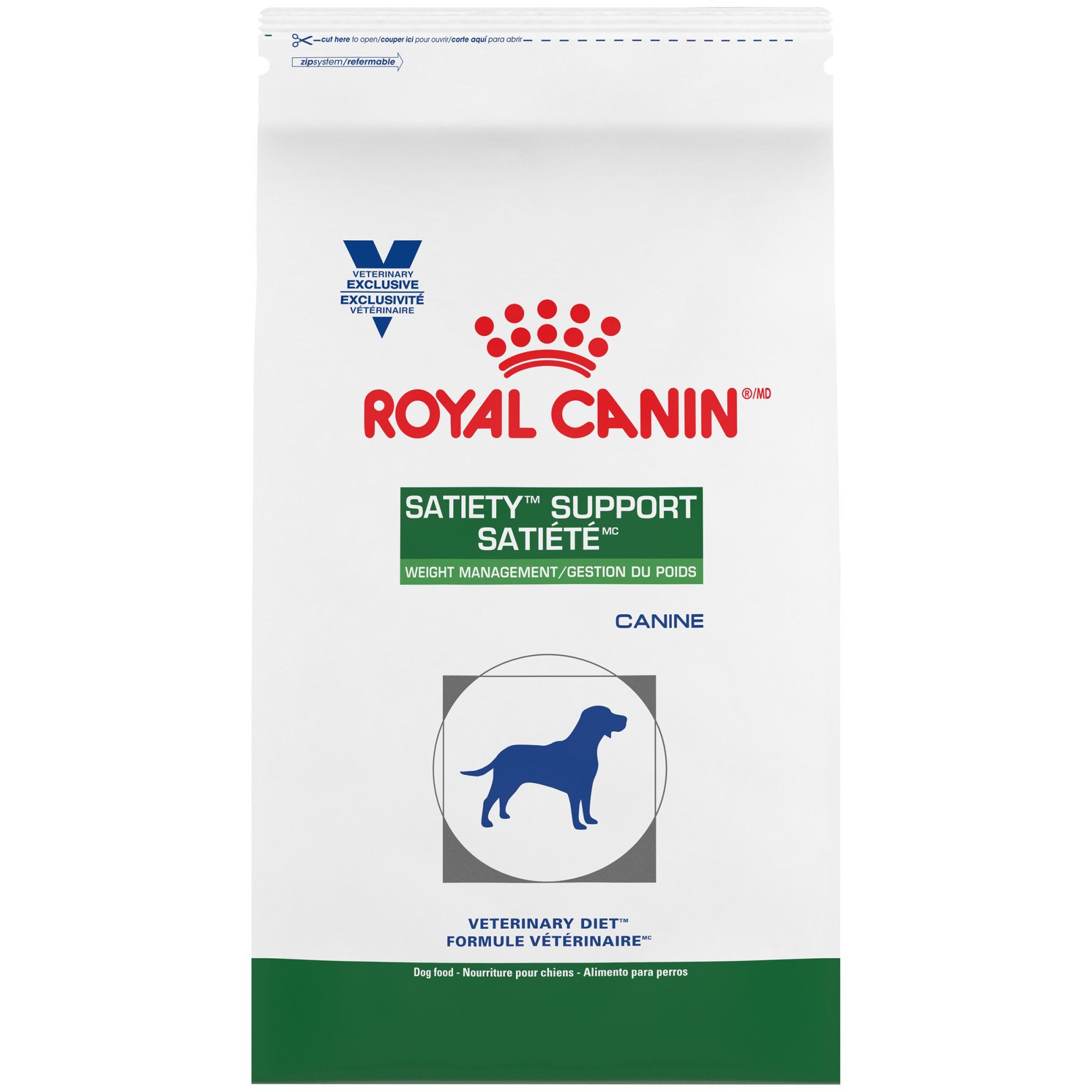 Royal Canin Veterinary Diet Canine Satiety Support Dry Dog Food, 17.6 ...