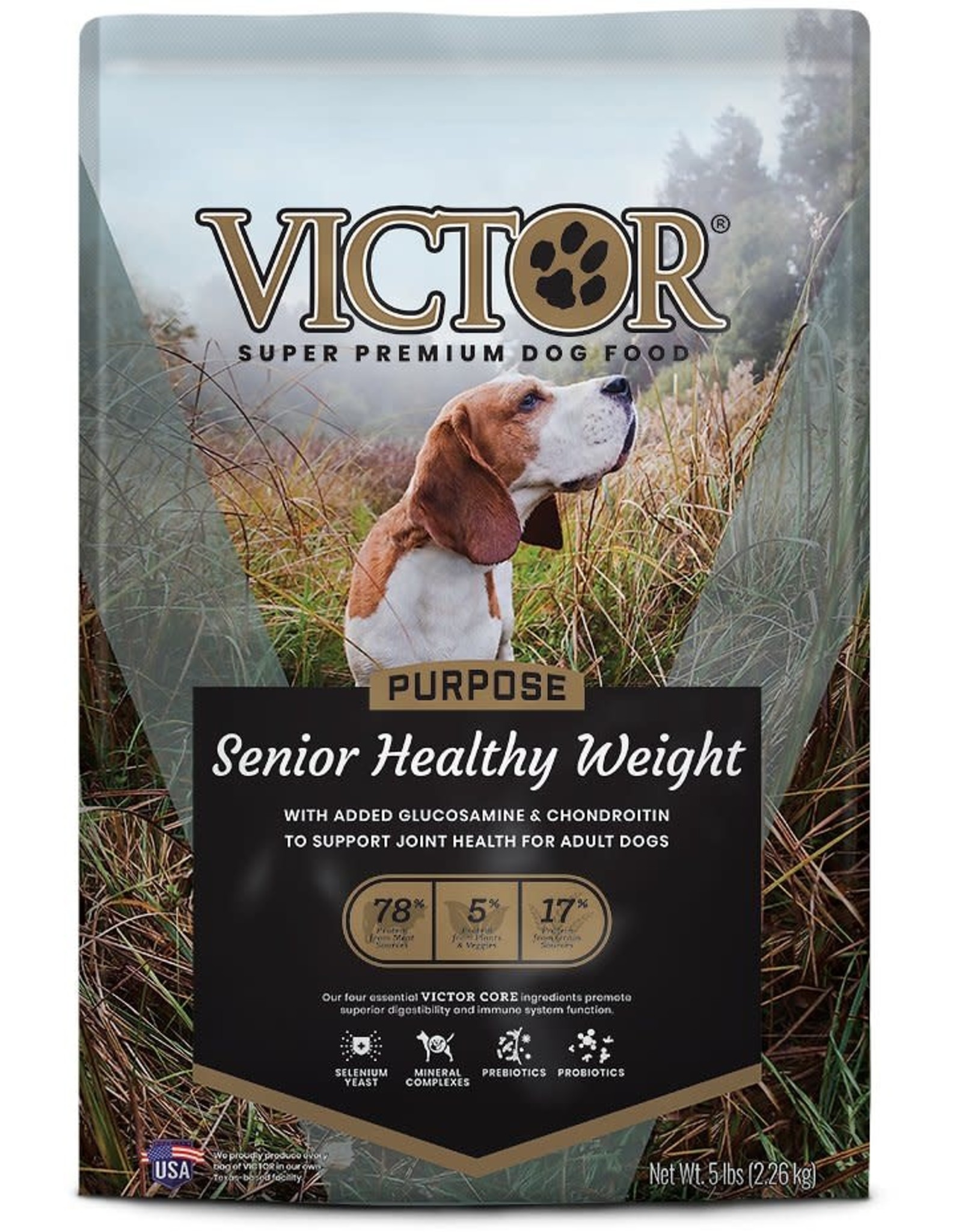 Victor Purpose Senior Healthy Weight Formula Dog Food ...