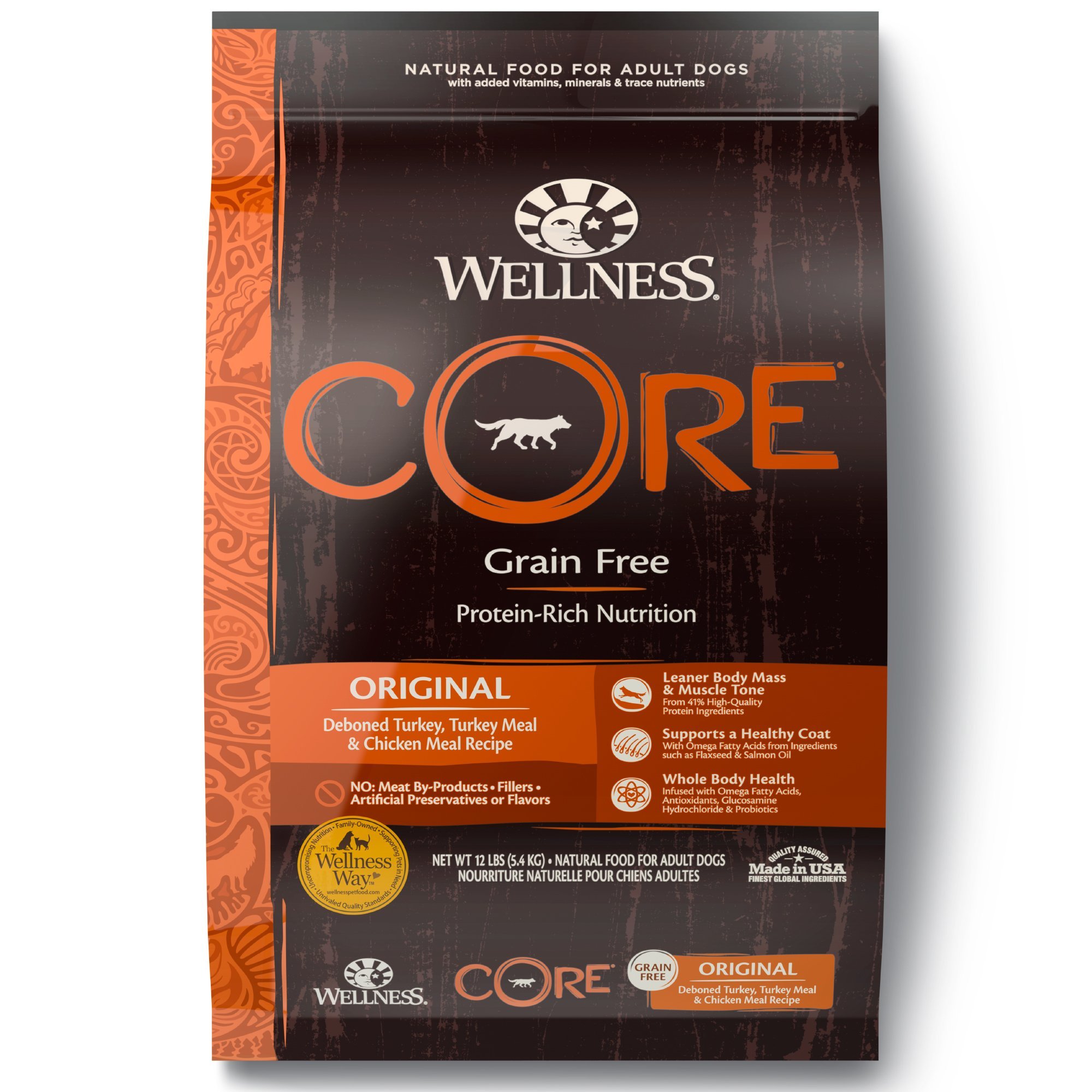 Wellness CORE Natural Grain Free Original Recipe Dry Dog ...