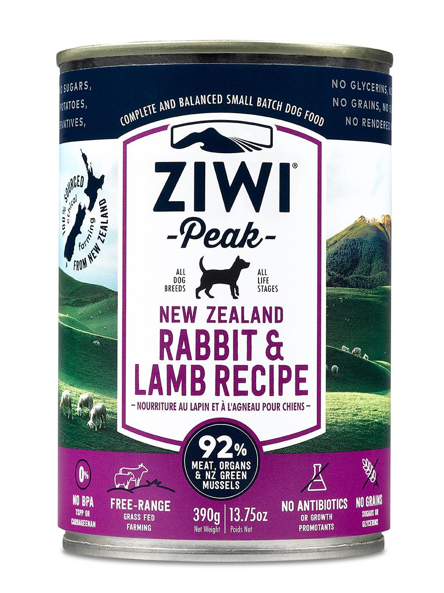 Ziwi Peak Canned Dog Food. 390 gram cans available in 6 ...